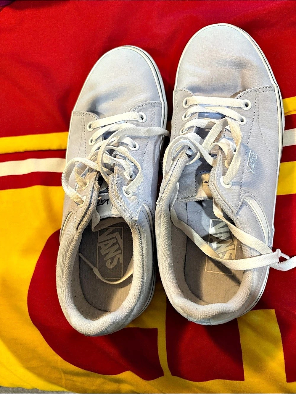 Vans gray Lace-Up Sneakers size 9 women
